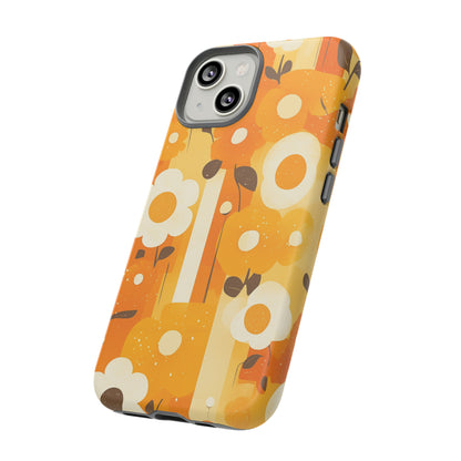 Retro 70s Abstract Flower Patterns iPhone Case / Samsung Case