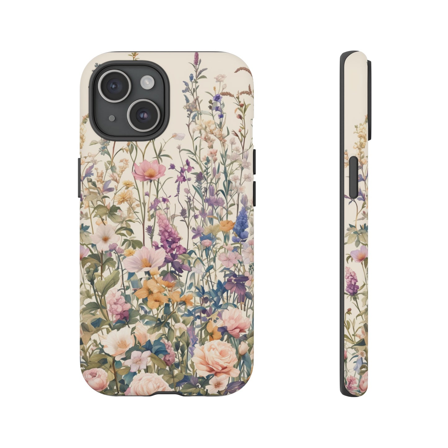 Tall Vintage Wildflowers iPhone Case / Samsung Case