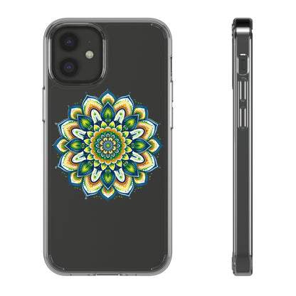 Lime Mandala | Clear iPhone Case / Samsung Case