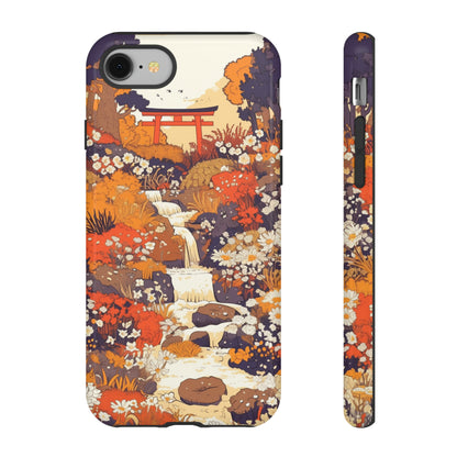 Rising Mountains & Rapid Rivers, Wildflower iPhone Case