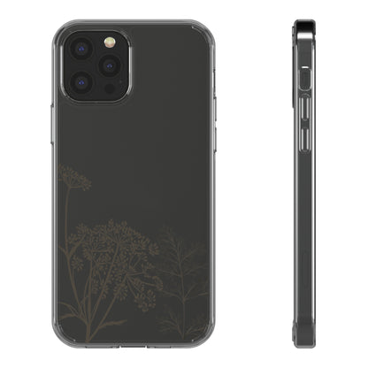 Wildflower Bushes | Clear iPhone Case / Samsung Case