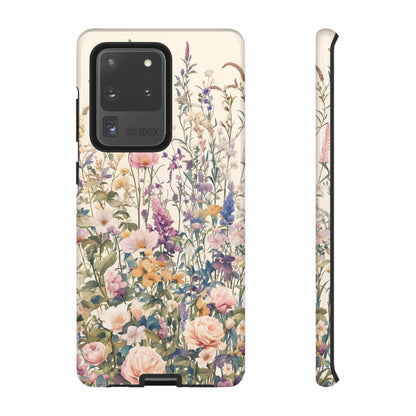 Tall Vintage Wildflowers iPhone Case / Samsung Case