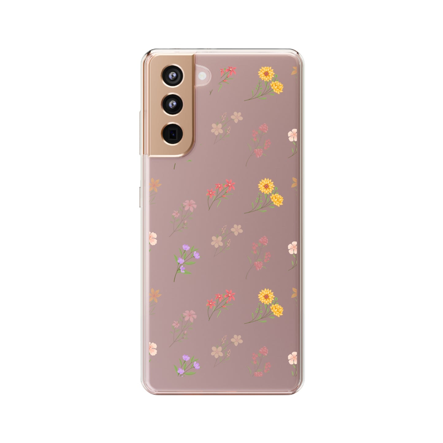 Floral Pattern | Clear iPhone Case / Samsung Case