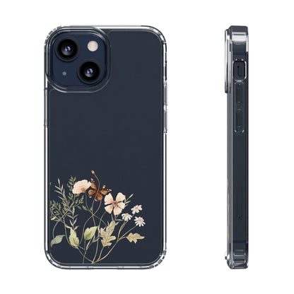 Gentle Wildflowers | Clear iPhone Case / Samsung Case