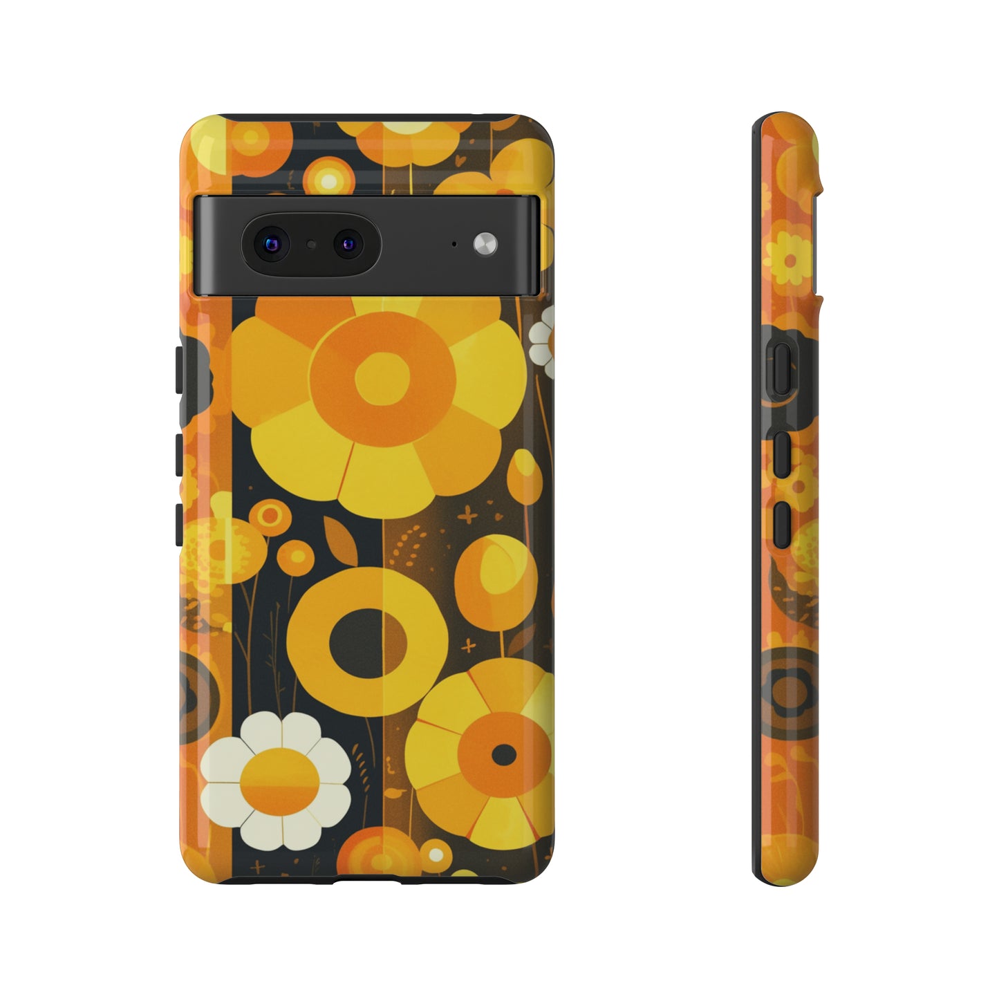 Floral Lines Retro iPhone Case / Samsung Case