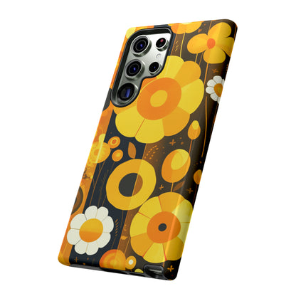 Floral Lines Retro iPhone Case / Samsung Case