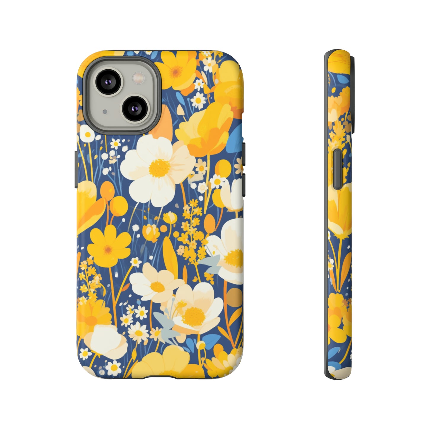 Wildflower Abstract Retro 70s iPhone Case / Samsung Case