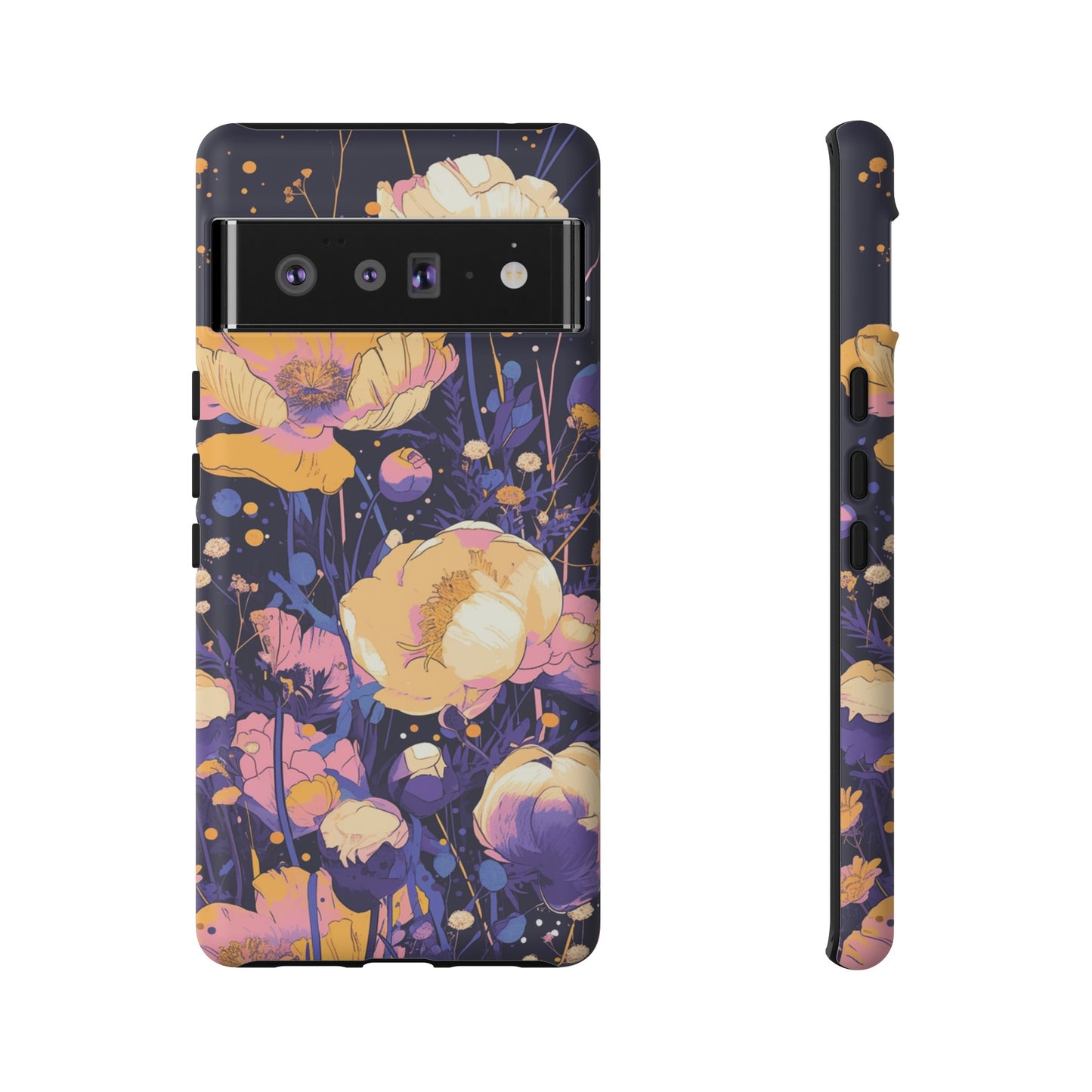 Night Cotton Flowers iPhone Case / Samsung Case