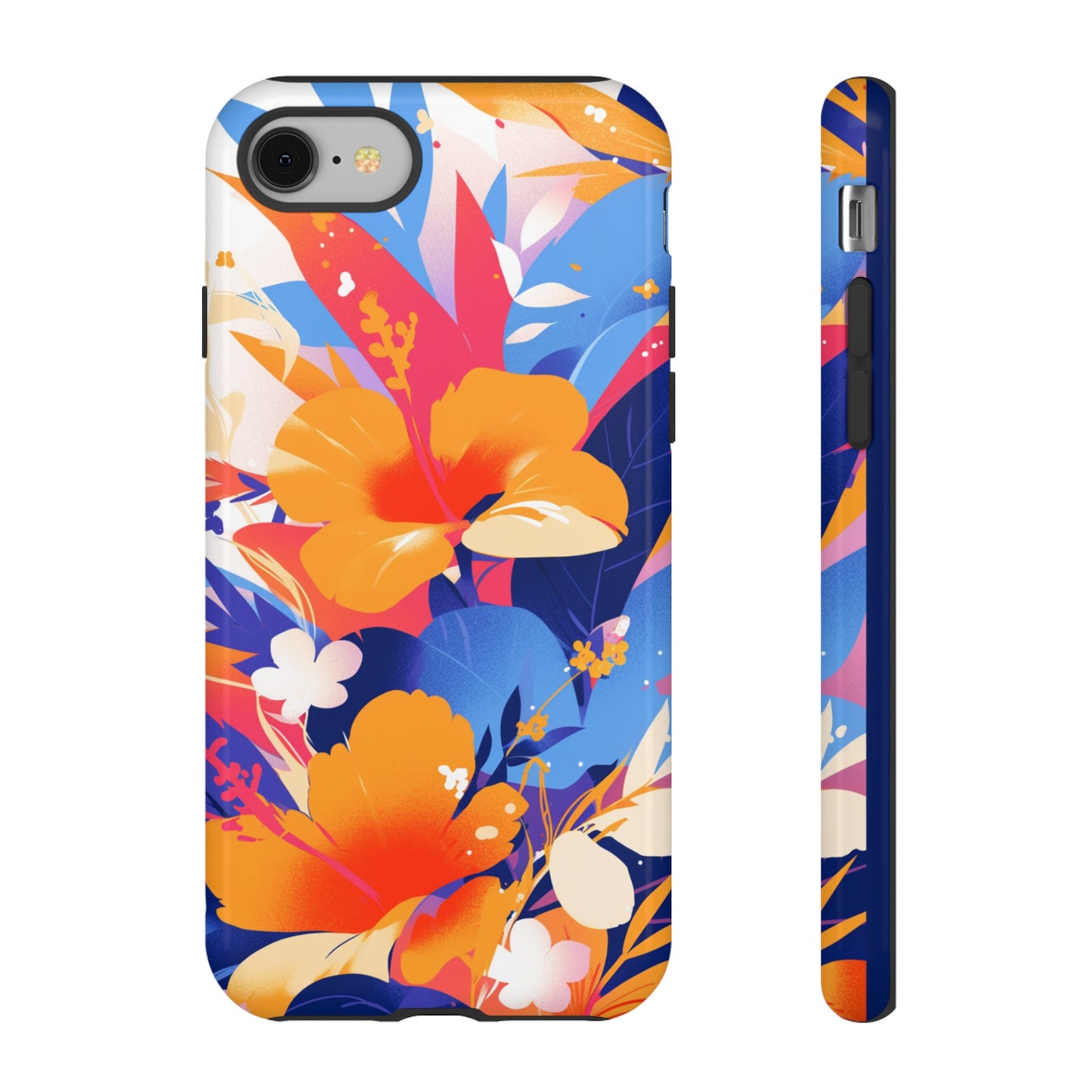 Vintage Abstract Flowers iPhone Case / Samsung Case