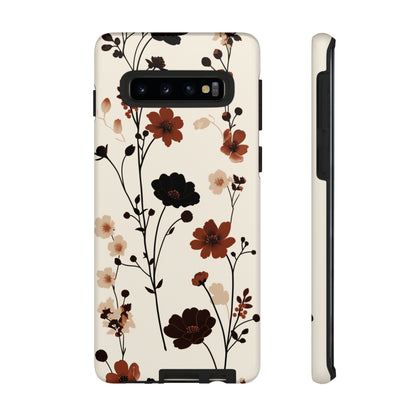 Minimalistic Tall Wildflowers iPhone Case