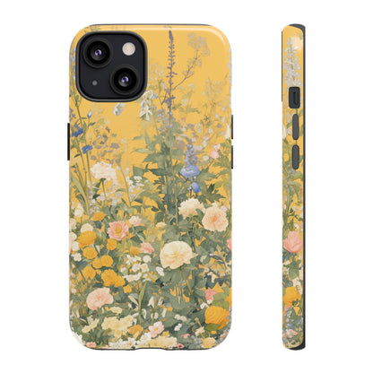 Tall Floral 1970's iPhone Case / Samsung Case