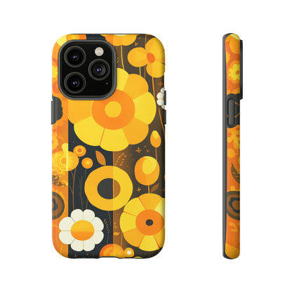 Floral Lines Retro iPhone Case / Samsung Case