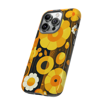 Floral Lines Retro iPhone Case / Samsung Case