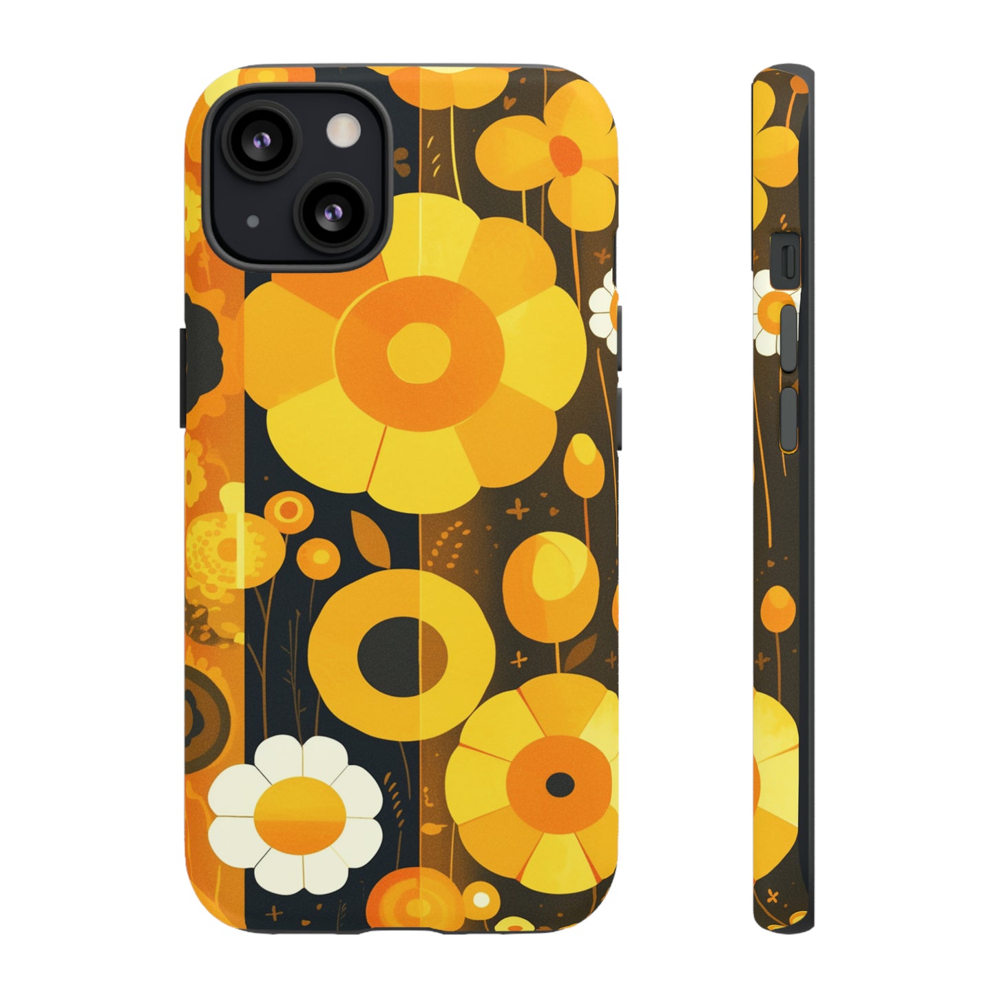 Floral Lines Retro iPhone Case / Samsung Case