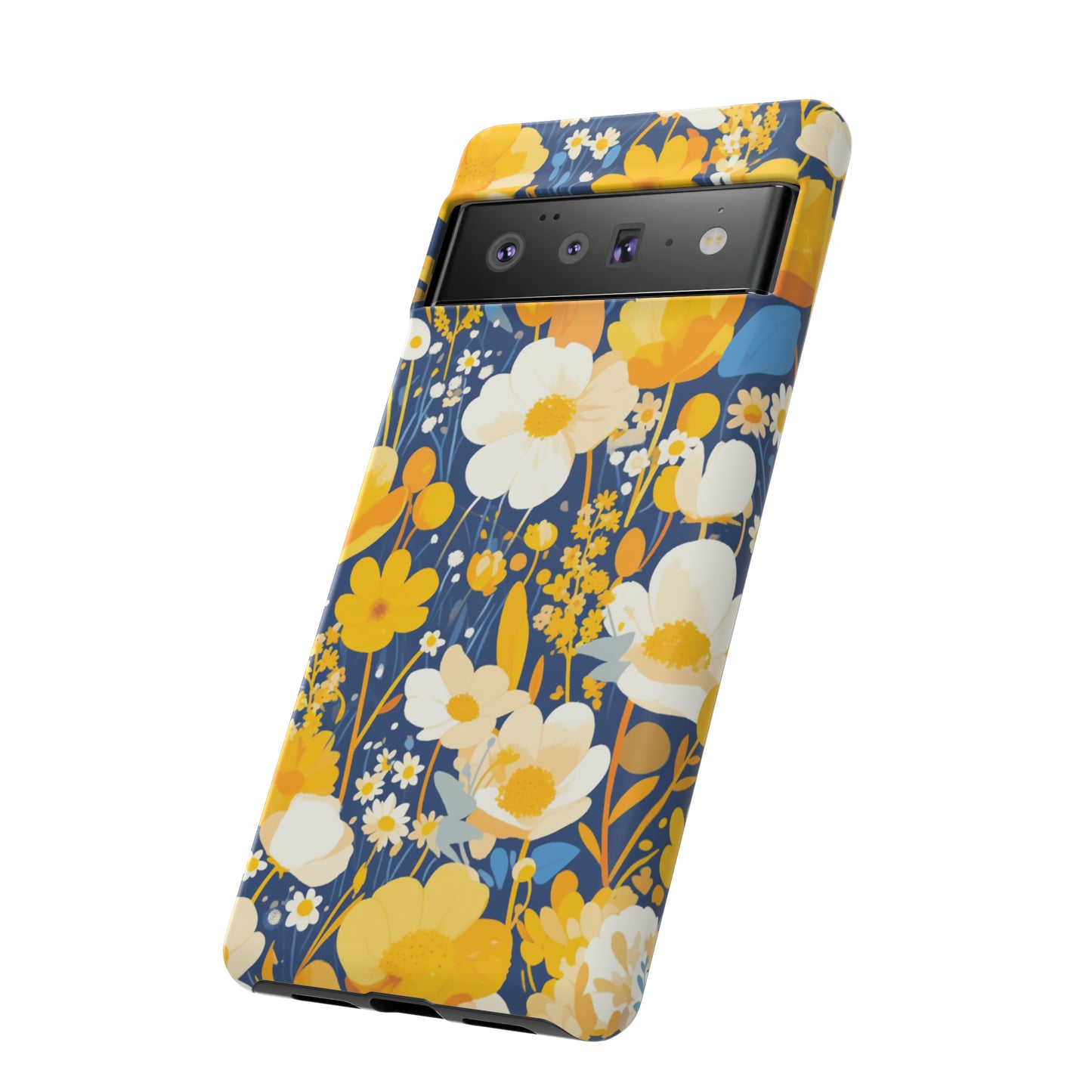 Wildflower Abstract Retro 70s iPhone Case / Samsung Case