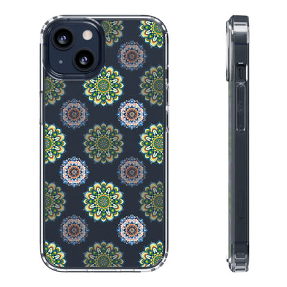 Lime Mandala Pattern | Clear iPhone Case / Samsung Case