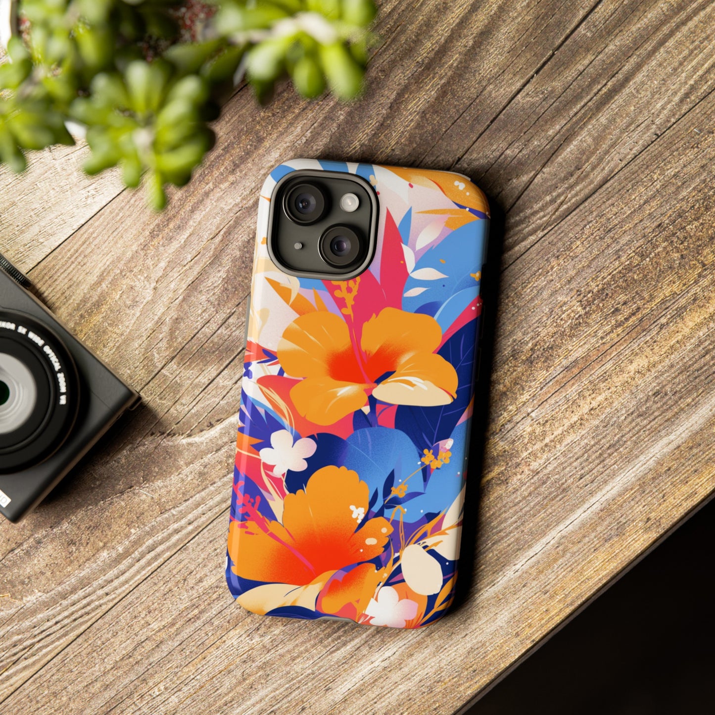 Vintage Abstract Flowers iPhone Case / Samsung Case