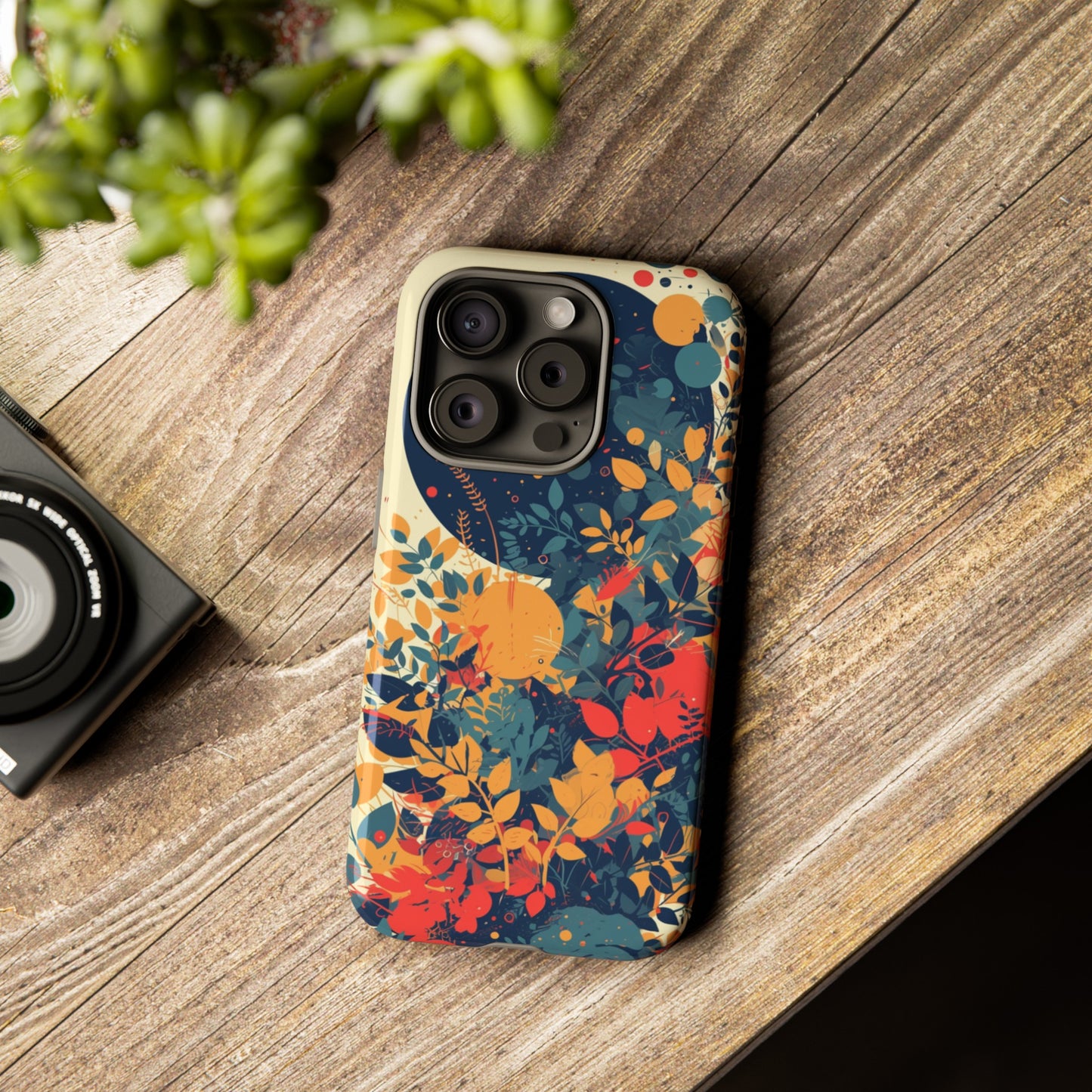 Retro Colorful Floral iPhone Case / Samsung Case