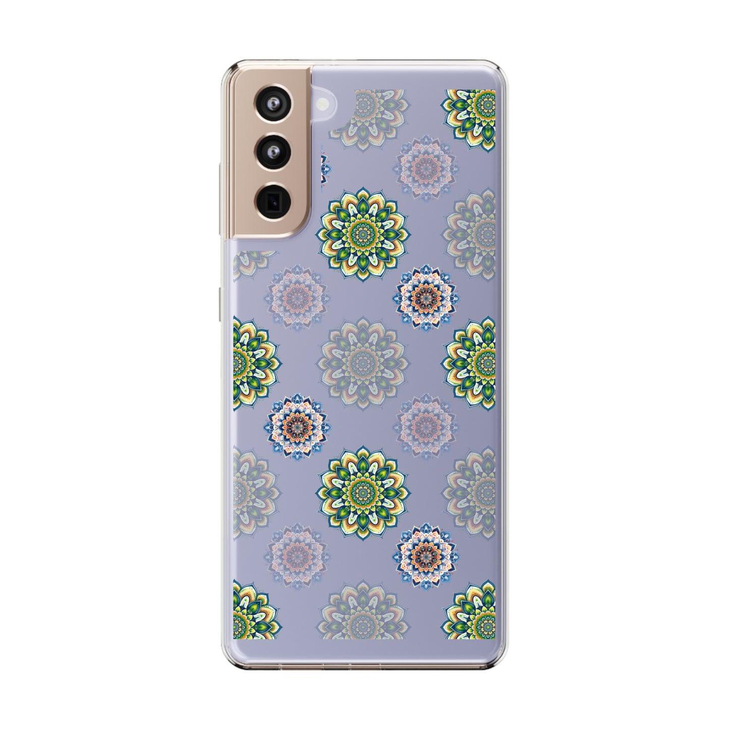 Lime Mandala Pattern | Clear iPhone Case / Samsung Case