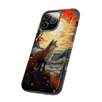 Japanese Wolf Aesthetic Phone Case