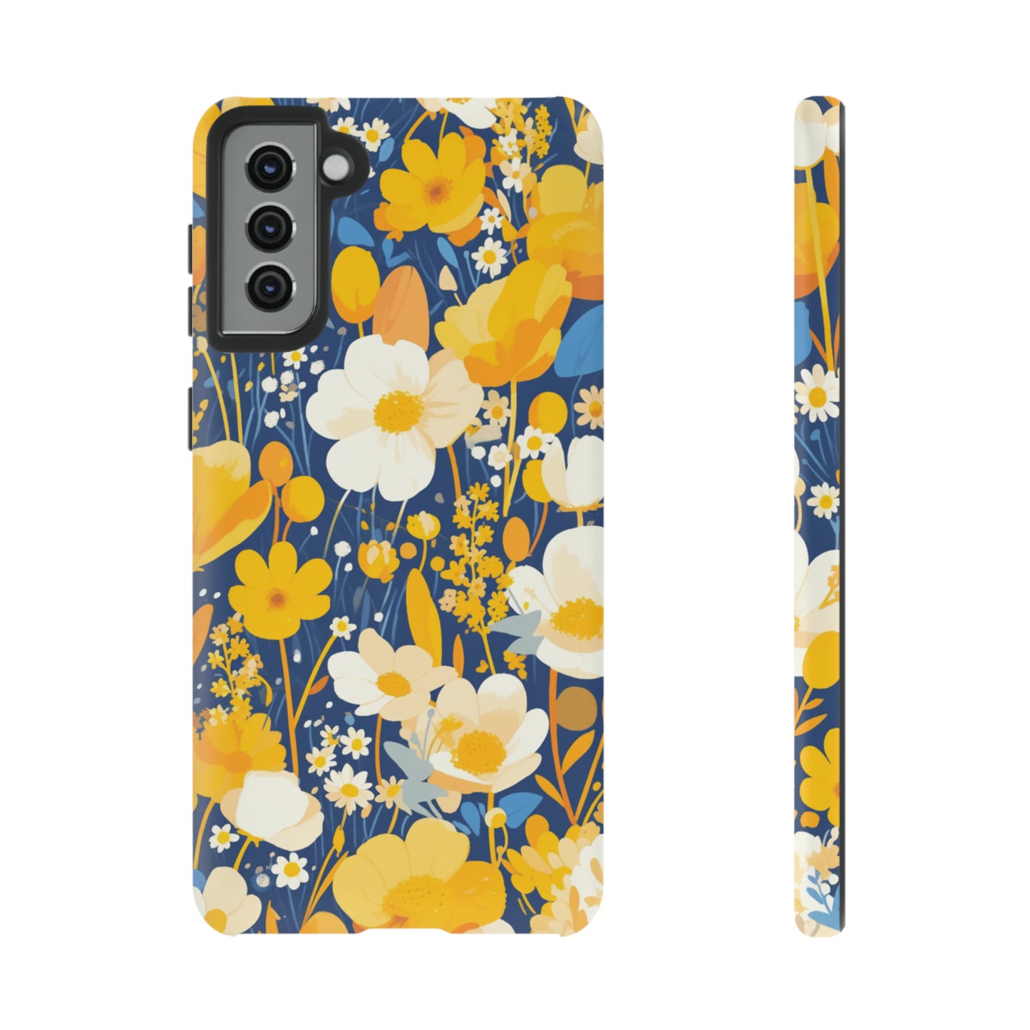 Wildflower Abstract Retro 70s iPhone Case / Samsung Case