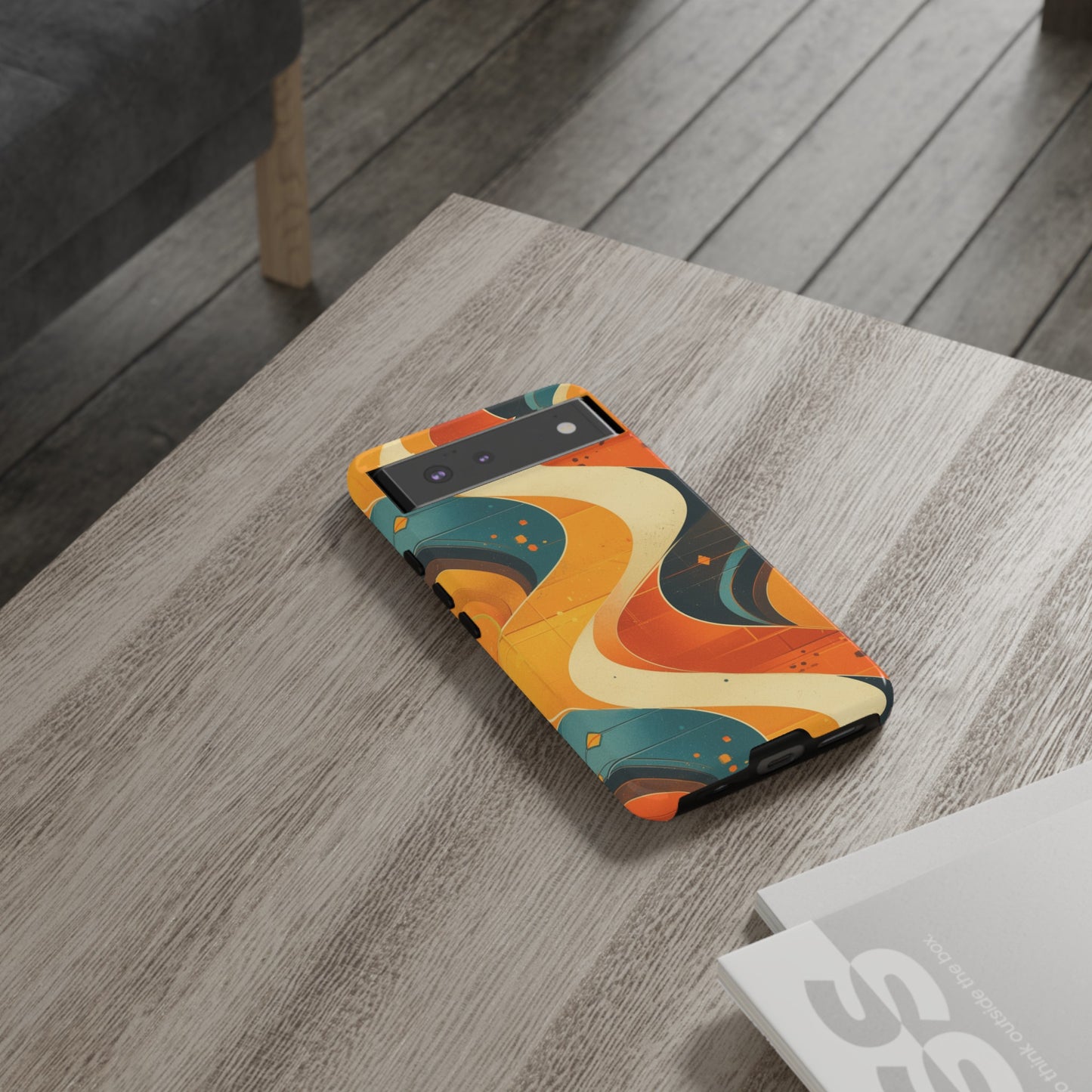 Retro Abstract Staircase iPhone Case / Samsung Case