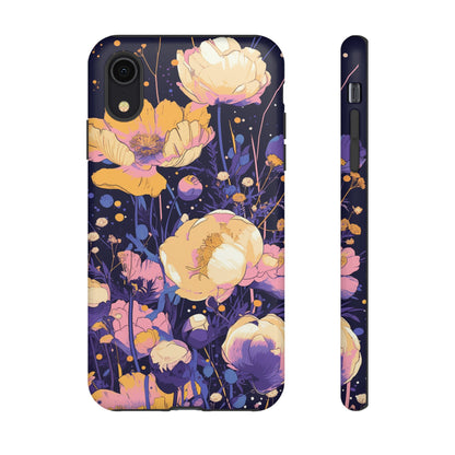 Night Cotton Flowers iPhone Case / Samsung Case