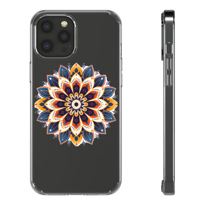 Amber Mandala | Clear iPhone Case / Samsung Case