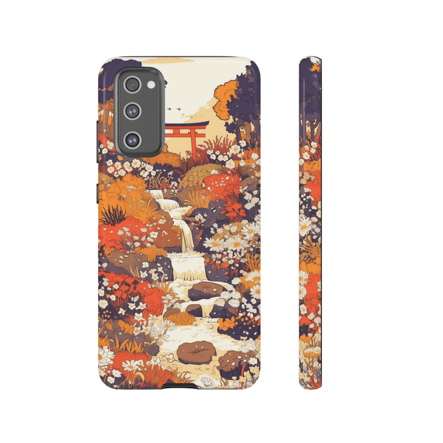 Rising Mountains & Rapid Rivers, Wildflower iPhone Case