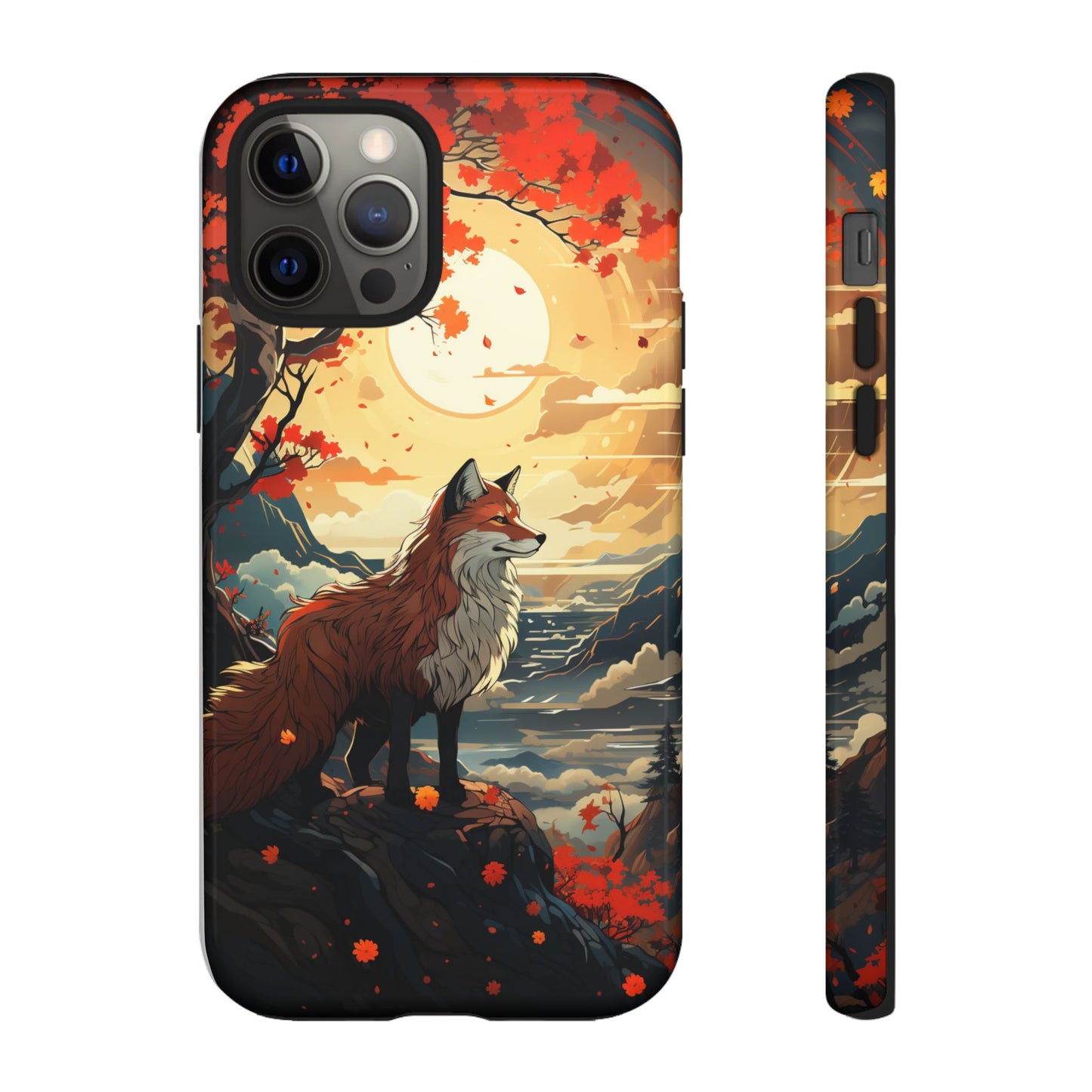 Japanese Wolf Aesthetic Phone Case