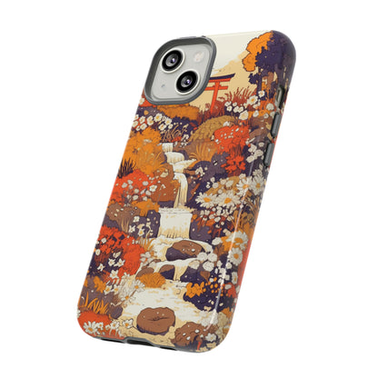 Rising Mountains & Rapid Rivers, Wildflower iPhone Case