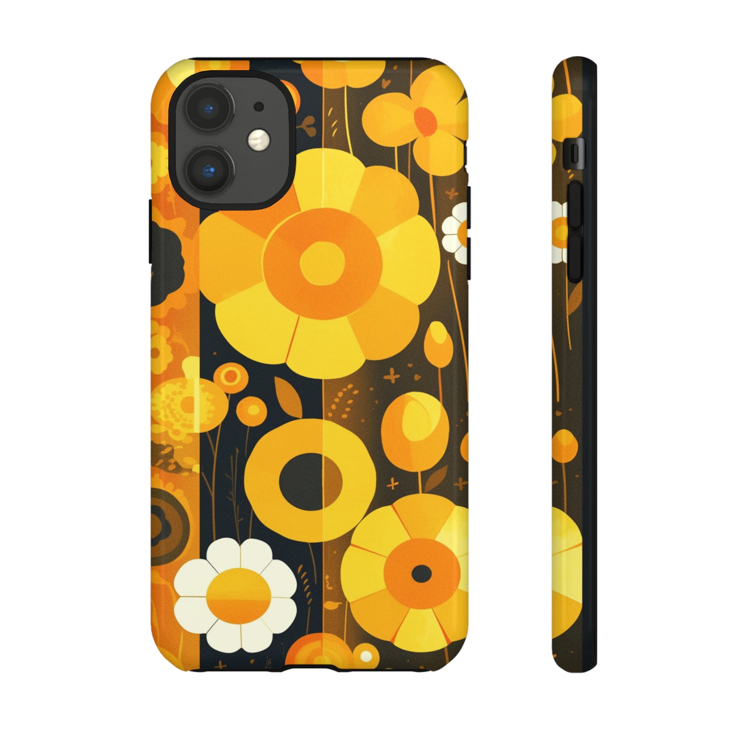 Floral Lines Retro iPhone Case / Samsung Case