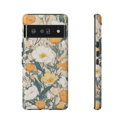 Tall White Flowers iPhone Case / Samsung Case