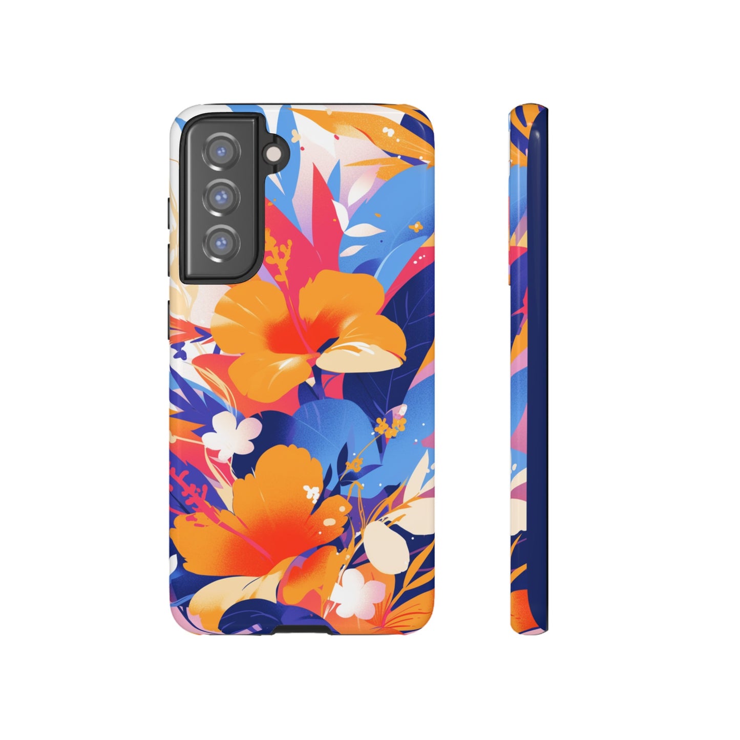 Vintage Abstract Flowers iPhone Case / Samsung Case