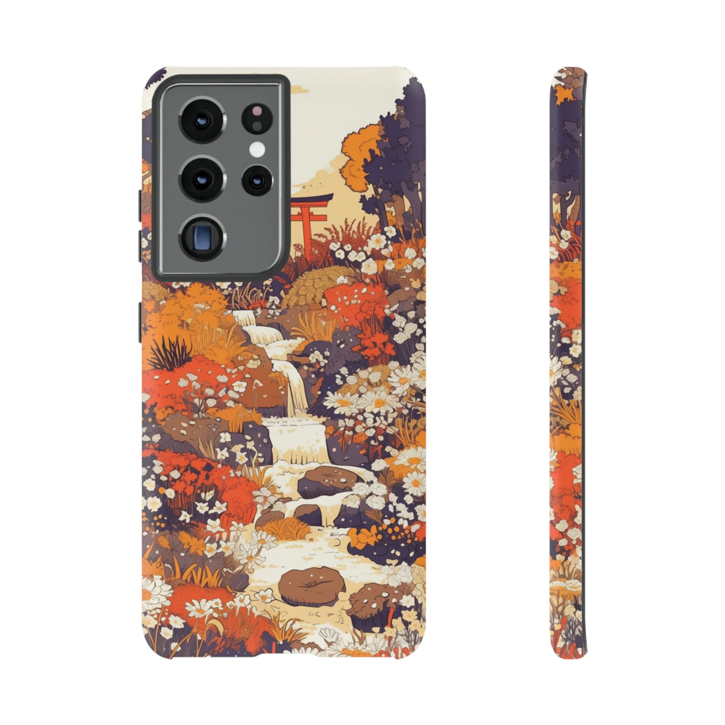 Rising Mountains & Rapid Rivers, Wildflower iPhone Case