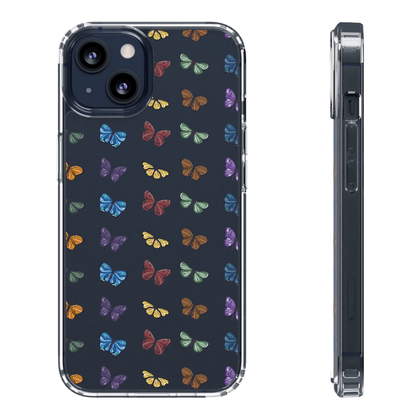 Colorful Butterflies | Clear iPhone Case / Samsung Case