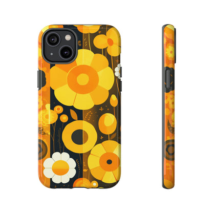 Floral Lines Retro iPhone Case / Samsung Case