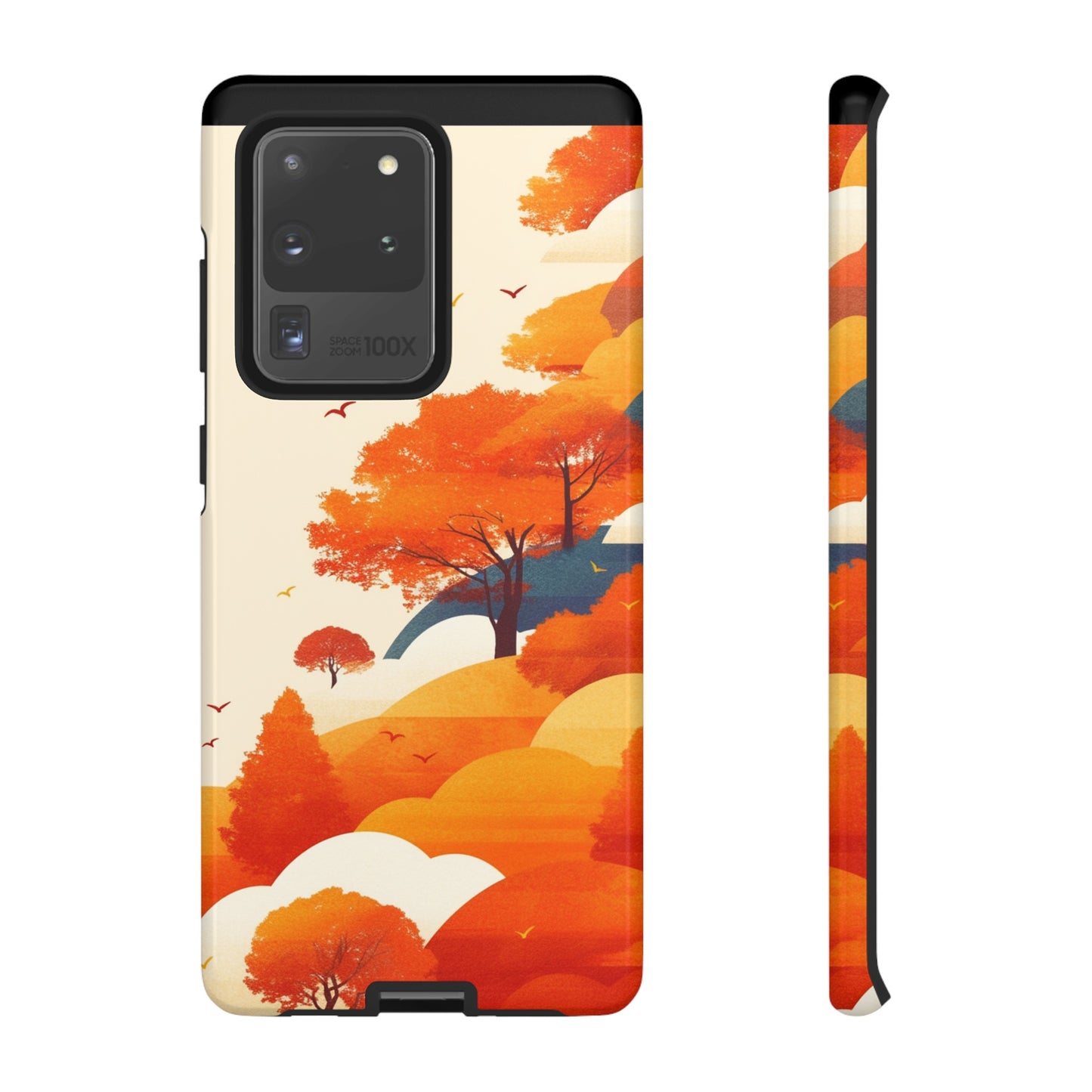 Orange Retro Landscape iPhone Case / Samsung Case