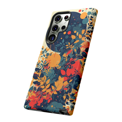 Retro Colorful Floral iPhone Case / Samsung Case