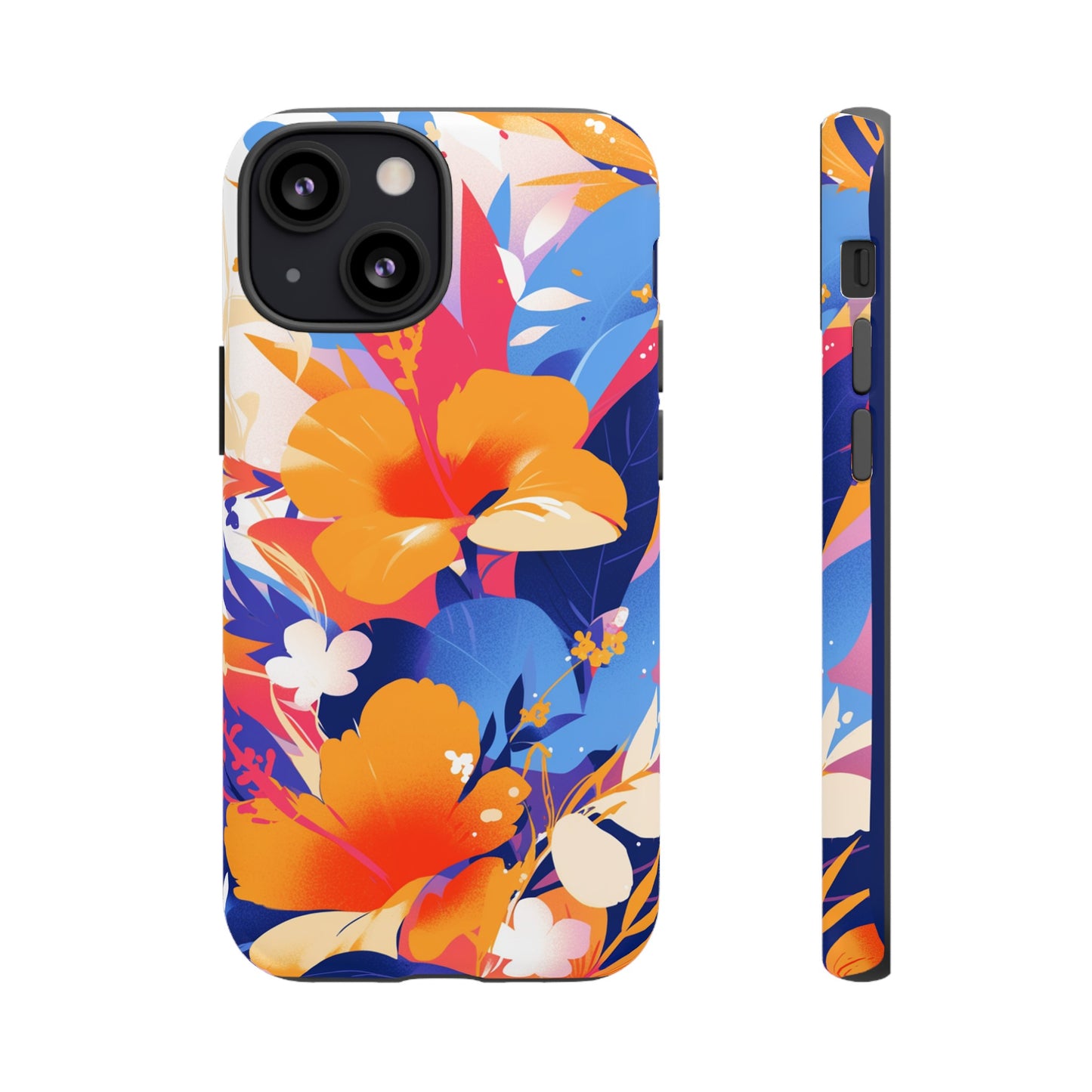 Vintage Abstract Flowers iPhone Case / Samsung Case