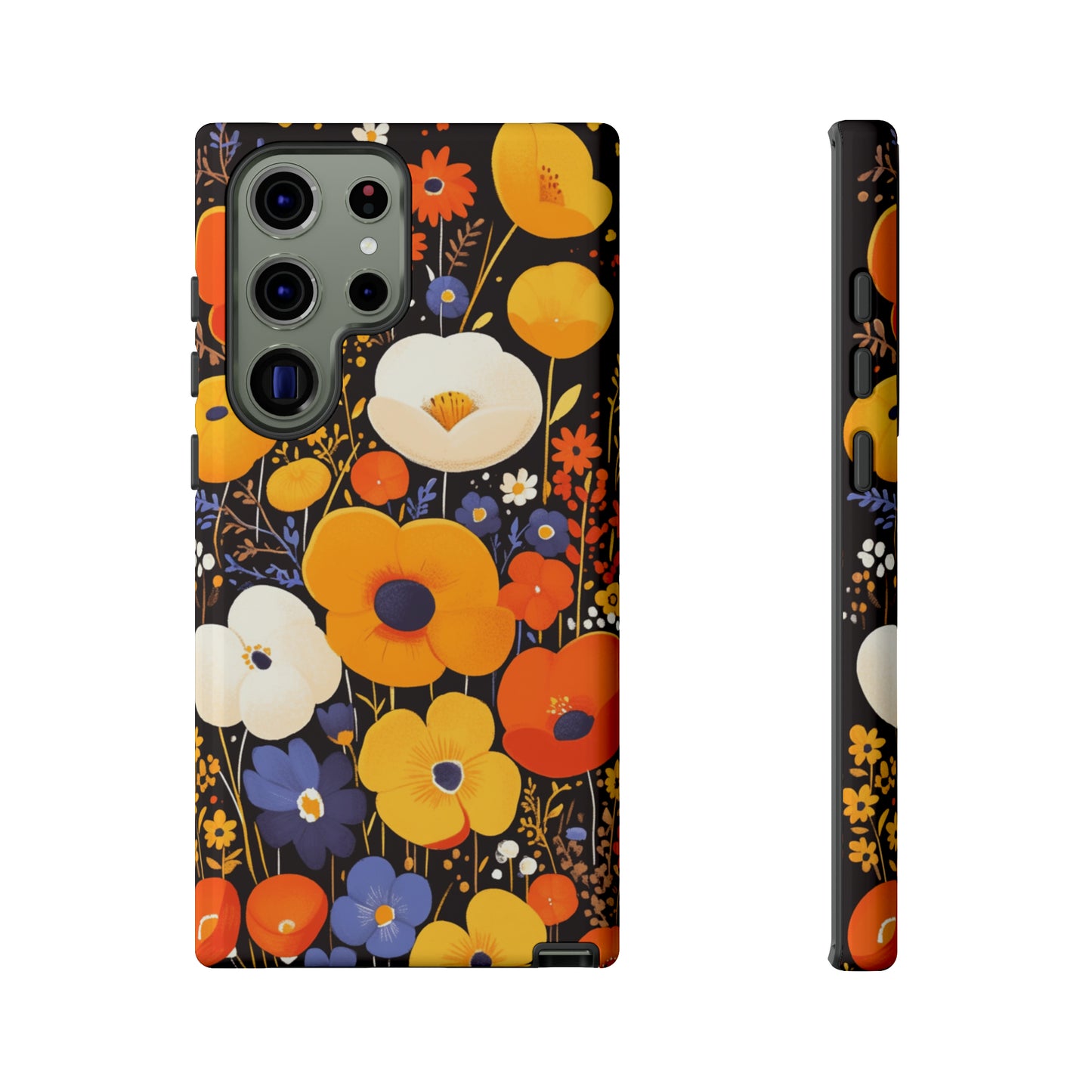 Retro Chaos, Wildflower iPhone Case / Samsung Case, Gift for Floral Lovers, Gift for Her