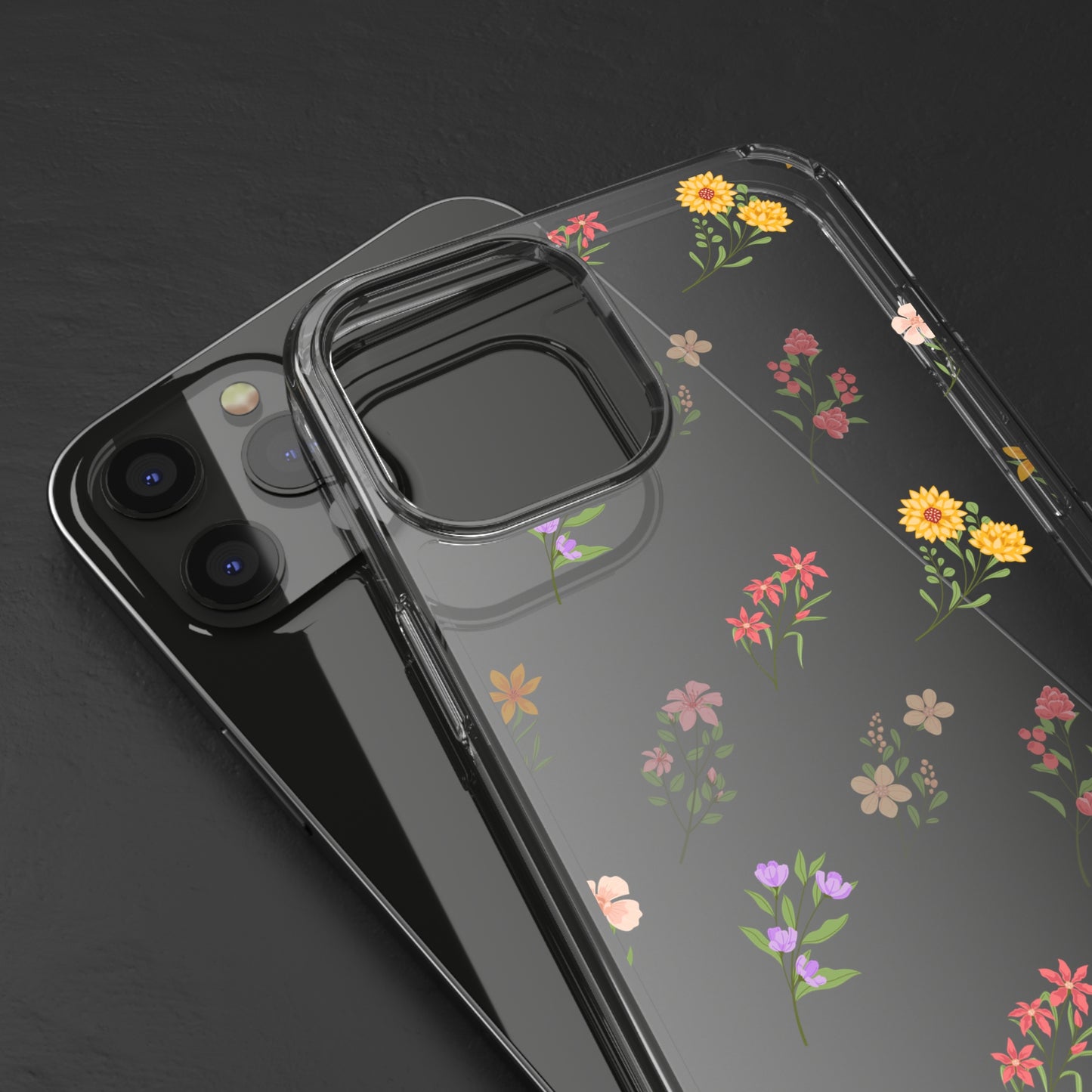 Floral Pattern | Clear iPhone Case / Samsung Case