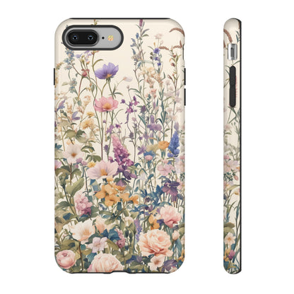 Tall Vintage Wildflowers iPhone Case / Samsung Case