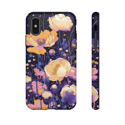 Night Cotton Flowers iPhone Case / Samsung Case