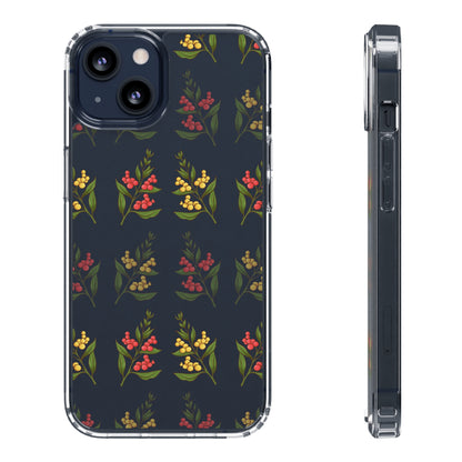 Spring Flower Pattern | Clear iPhone Case / Samsung Case