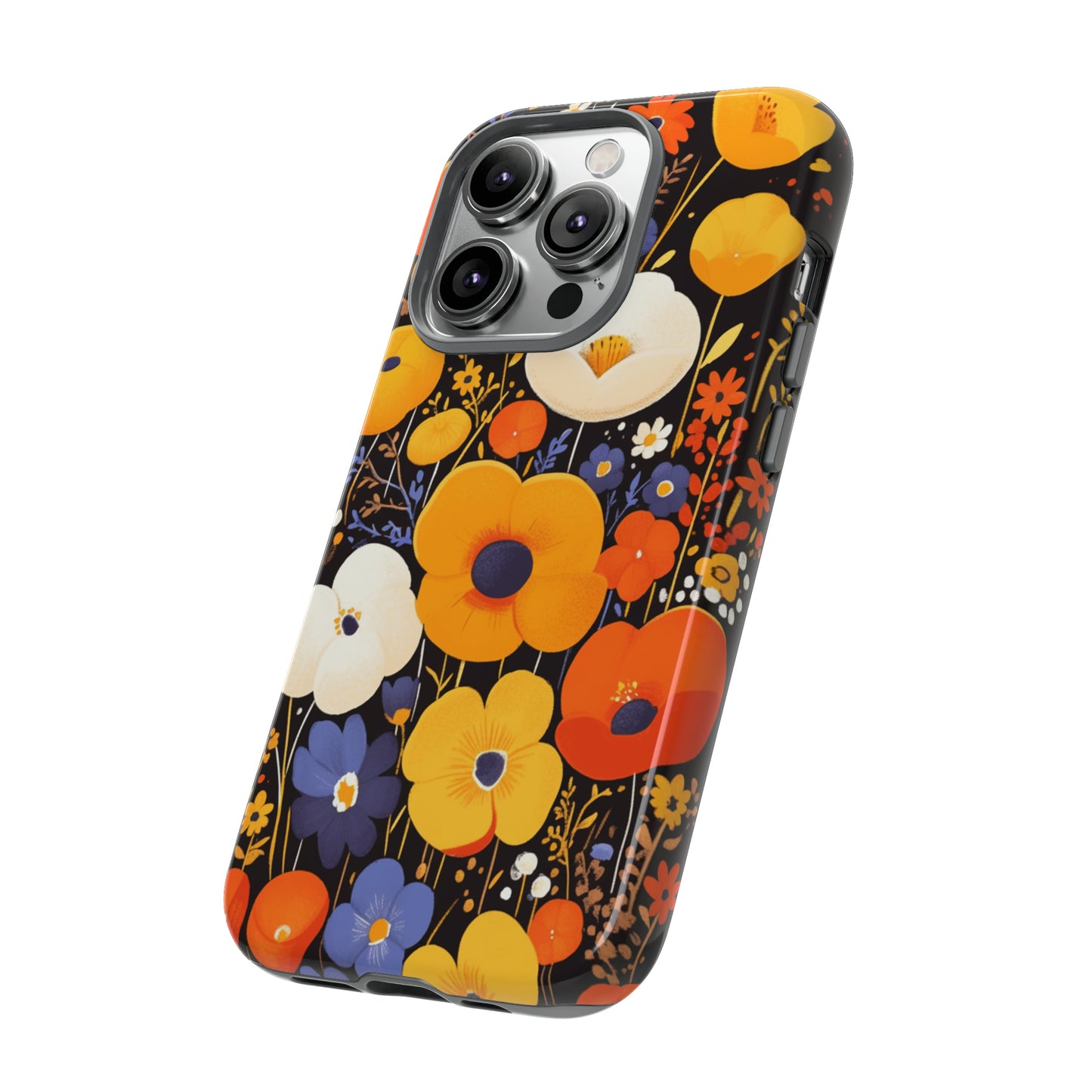 Retro Chaos, Wildflower iPhone Case / Samsung Case, Gift for Floral Lovers, Gift for Her