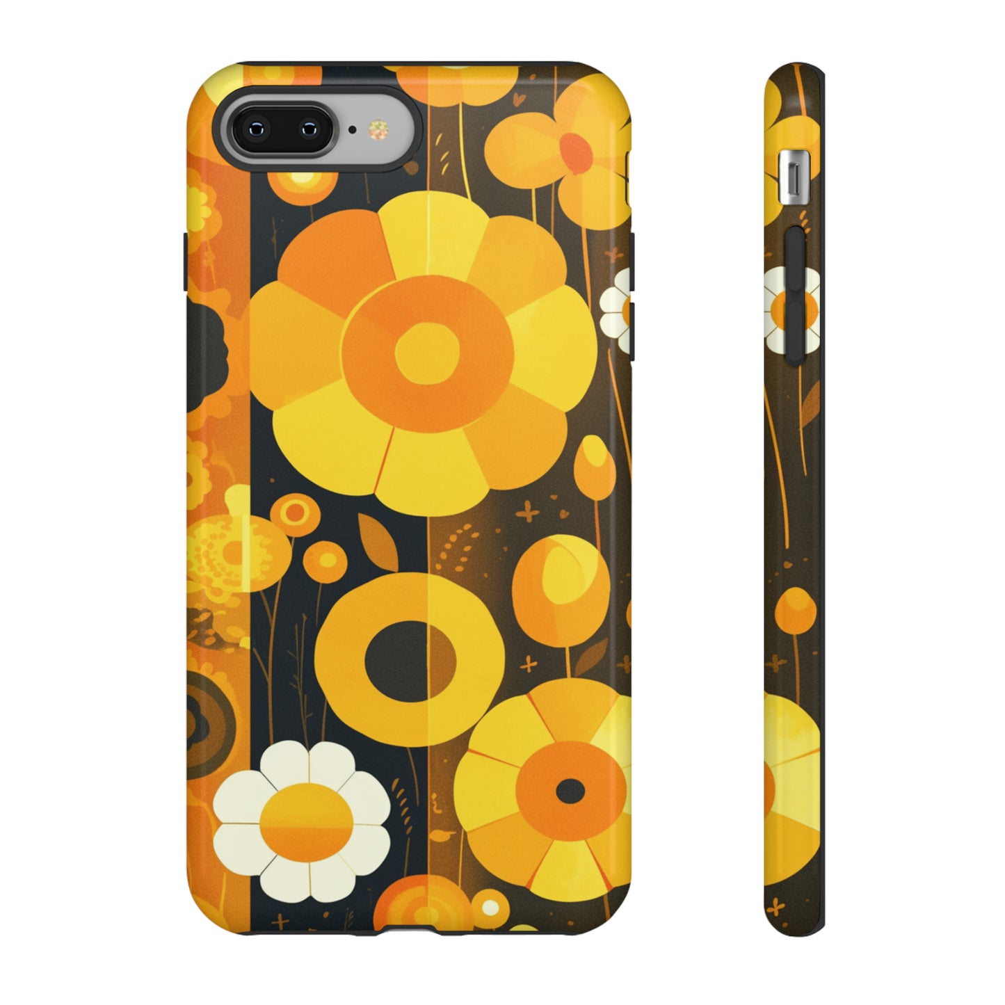 Floral Lines Retro iPhone Case / Samsung Case