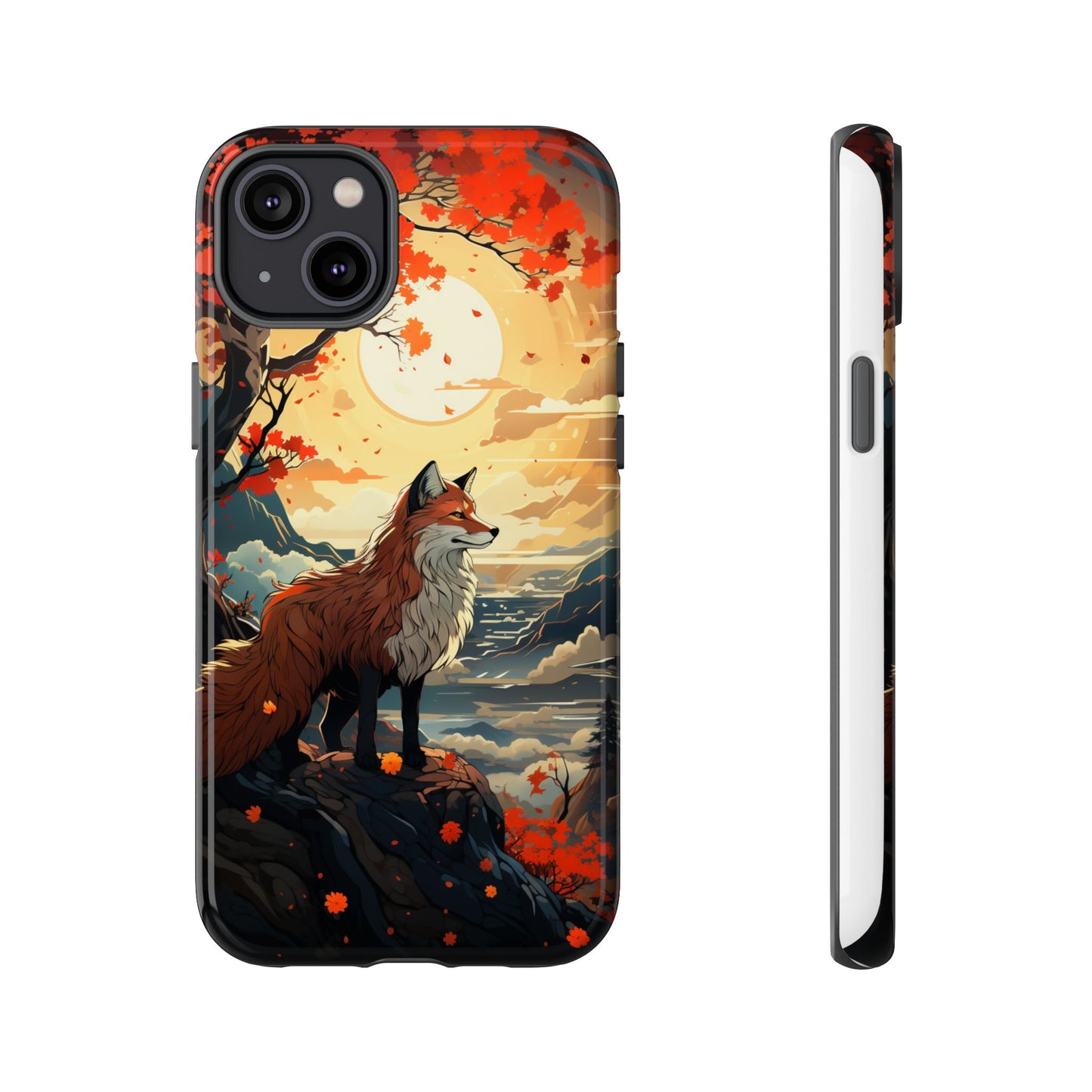 Japanese Wolf Aesthetic Phone Case