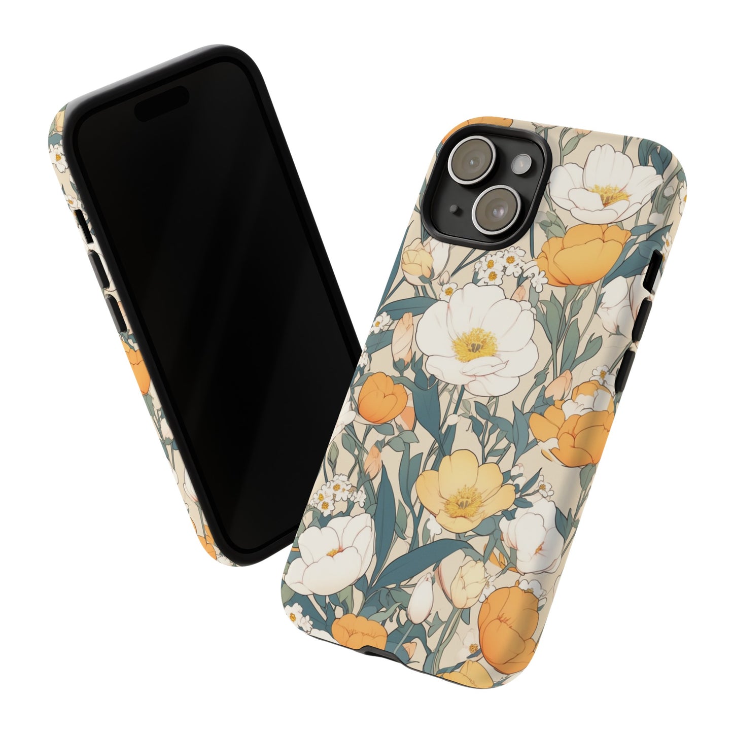 Tall White Flowers iPhone Case / Samsung Case