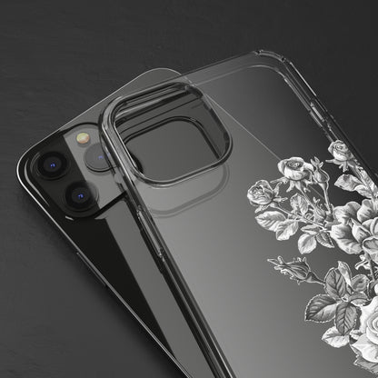 Chrome Roses | Clear iPhone Case / Samsung Case